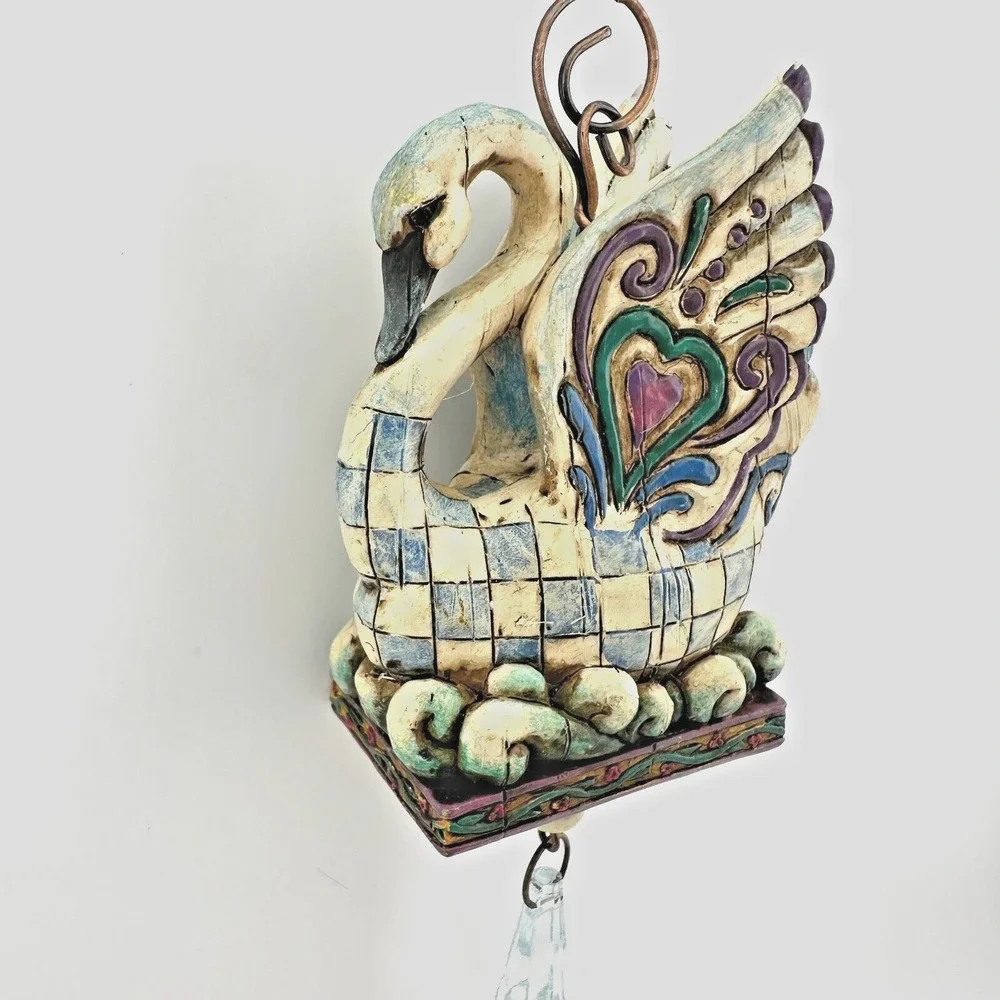 7 Swans Swimming Jim Shore Heartwood Creek 12 Days of Christmas Ornament 2005